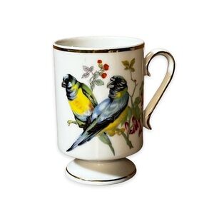 Vintage Royal Crown Porcelain Song Birds Coffee Cup Replacement Made in Japan